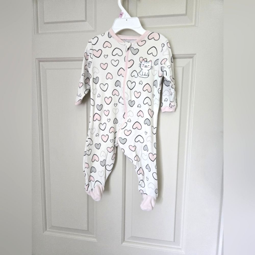 Tuffy Baby Girl Sleeper Size 6 M